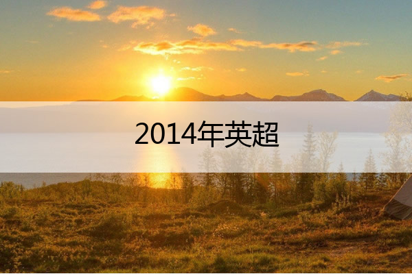 2014年英超 2014-2015英超