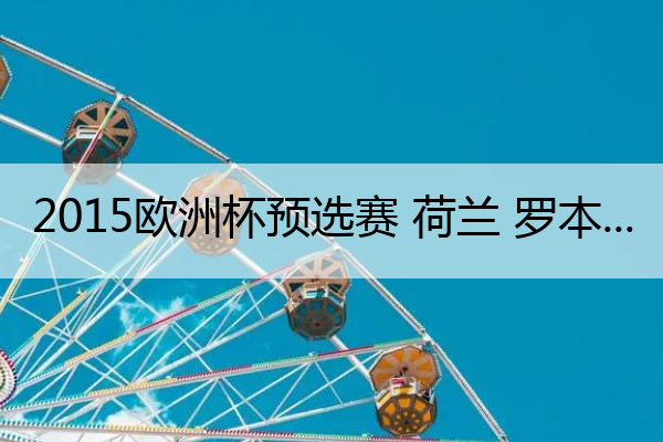 2015欧洲杯预选赛 荷兰 罗本 15届欧洲杯