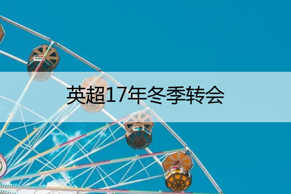 英超17年冬季转会,英超17年冬季转会名单

