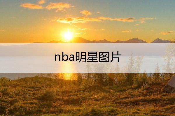 nba明星图片 NBA明星图片