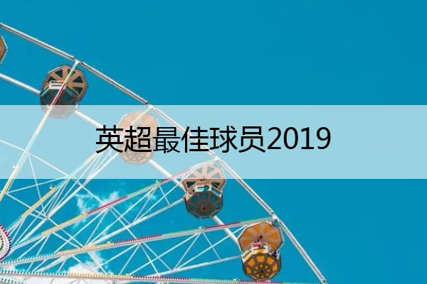 英超最佳球员2019,英超最佳球员奖历届得主
