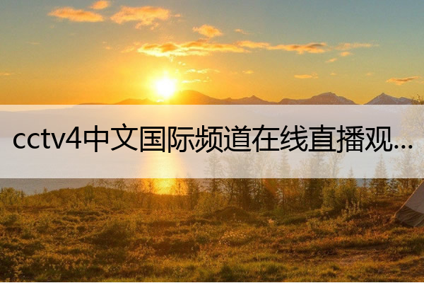 cctv4中文国际频道在线直播观看_cctv13新闻频道在线直播观看